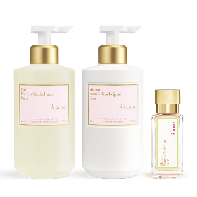 PEAU DE L'ANGE Body Milk 2本セット（浴用） À la rose ⋅ Scented hand & body cleansing gel, Scented body
