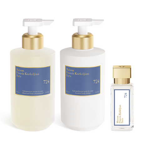 724, , hi-res, Scented hand & body cleansing gel, Scented body lotion <br>and Eau de parfum Trio