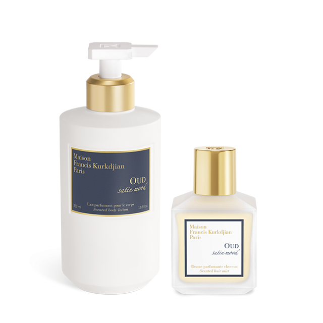 OUD satin mood, , hi-res, Scented body lotion <br>and Scented hair mist Duo