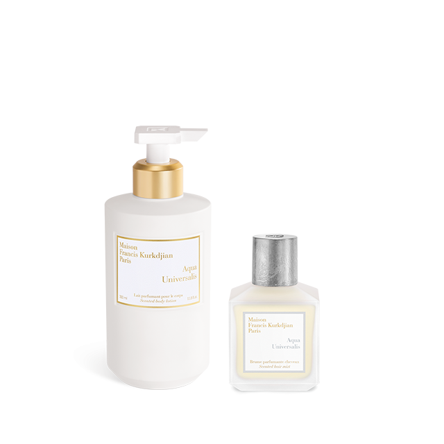 Aqua Universalis, , hi-res, Duo Parfümierte Körpermilch<br>und Haarparfum