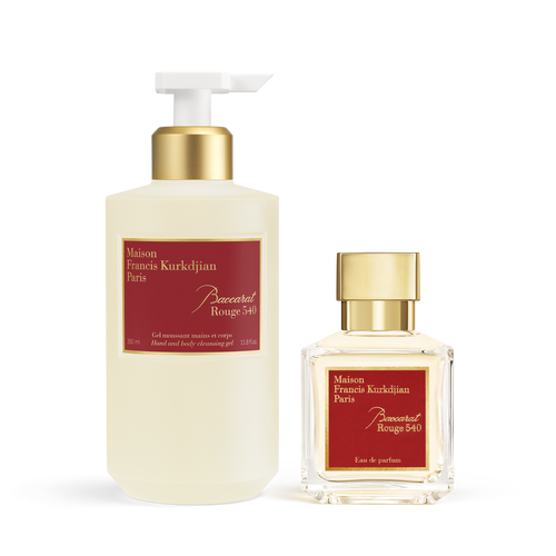 Baccarat Rouge 540 ⋅ Scented hand & body cleansing gel<br>and Eau Baccarat Rouge 540 ⋅ Scented hand & body cleansing gel<br>and Eau