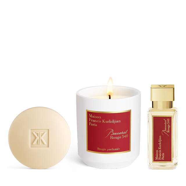 Baccarat Rouge 540, , hi-res, Scented candle, Scented soap <br>and Eau de parfum Trio