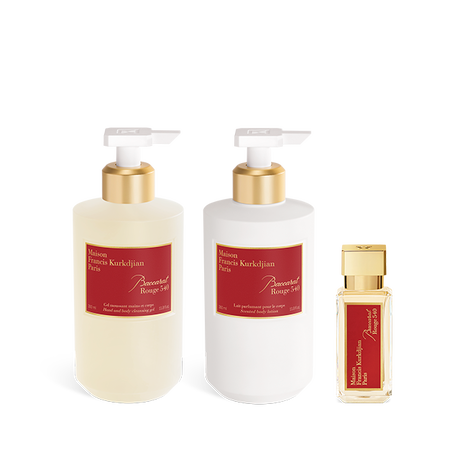 Baccarat Rouge 540, , hi-res, Gel limpiador de manos y cuerpo perfumado, Leche corporal perfumada<br>y Eau de parfum Trío
