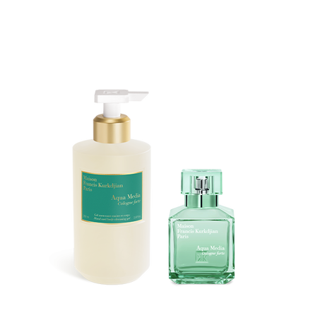 Aqua Media Cologne forte, , hi-res, Scented hand & body cleansing gel<br>and Eau de parfum Duo