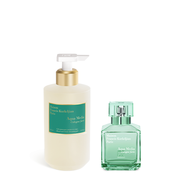 Aqua Media Cologne forte, , hi-res, Scented hand & body cleansing gel<br>and Eau de parfum Duo