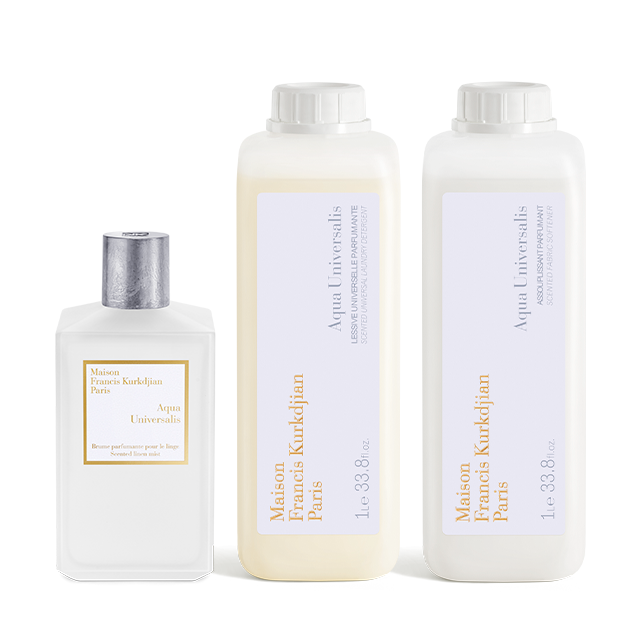 Aqua Universalis, , hi-res, Scented linen mist, Laundry detergent <br>and Fabric softener Trio