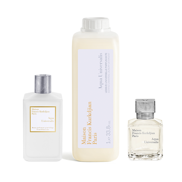 Aqua Universalis, , hi-res, Scented linen mist, laundry detergent<br>and Eau de toilette Trio