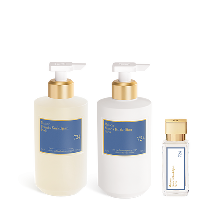 724, , hi-res, Scented hand & body cleansing gel, Scented body lotion<br>and Eau de parfum Trio