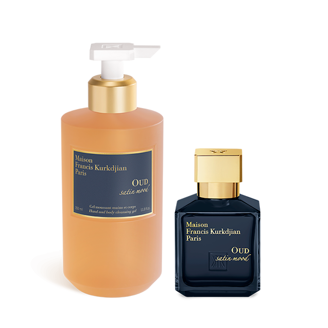 OUD satin mood, , hi-res, Gel limpiador de manos & cuerpo <br> y Eau de parfum Dúo