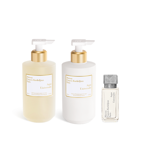Aqua Universalis, , hi-res, Scented hand & body cleansing gel, Scented body lotion<br>and Eau de toilette Trio