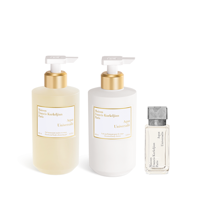 Aqua Universalis, , hi-res, Scented hand & body cleansing gel, Scented body lotion<br>and Eau de toilette Trio