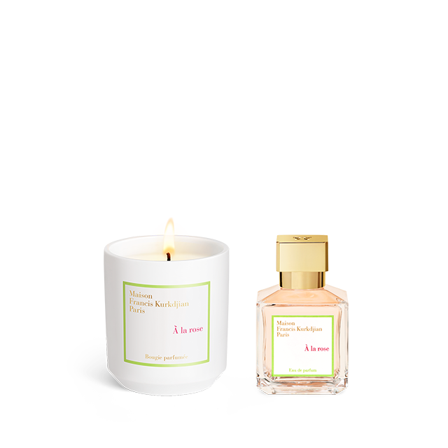 À la rose, , hi-res, Vela perfumada<br>y Eau de parfum Dúo