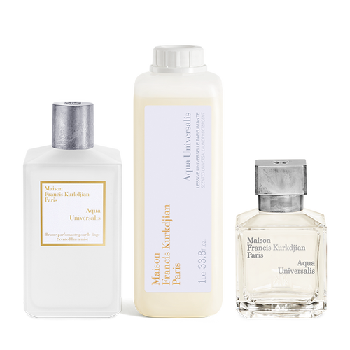 Aqua Universalis ⋅ Scented linen mist, laundry detergent <br>and Aqua Universalis ⋅ Scented linen mist, laundry detergent <br>and