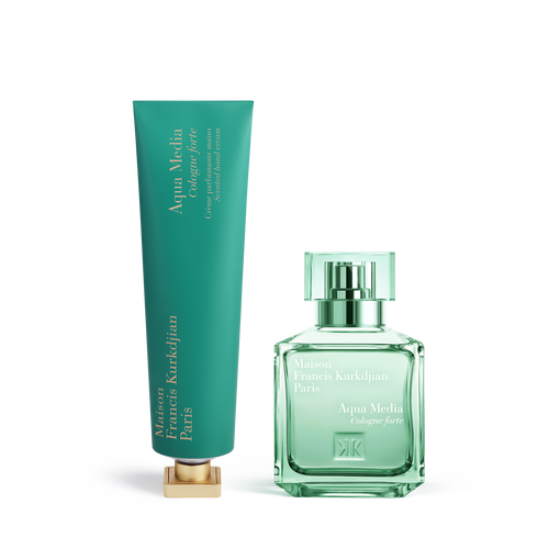 Aqua Media Cologne forte ⋅ Eau de parfum <br>and Scented hand Aqua Media Cologne forte ⋅ Eau de parfum <br>and Scented hand