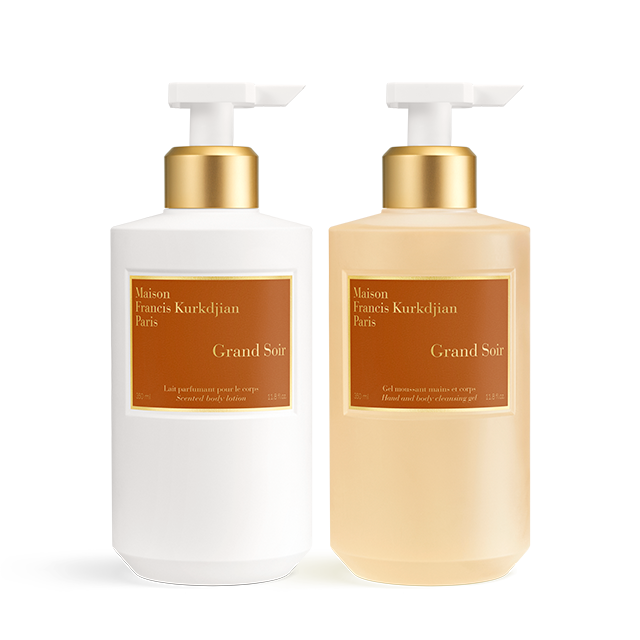 Grand Soir, , hi-res, Duo Gel moussant mains & corps <br>et Lait parfumant