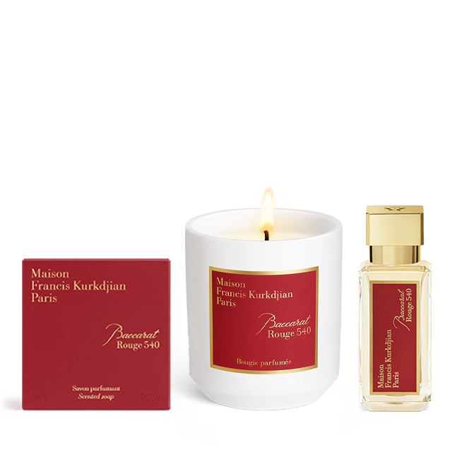 Baccarat Rouge 540, , hi-res, Scented candle, Scented soap <br>and Eau de parfum Trio