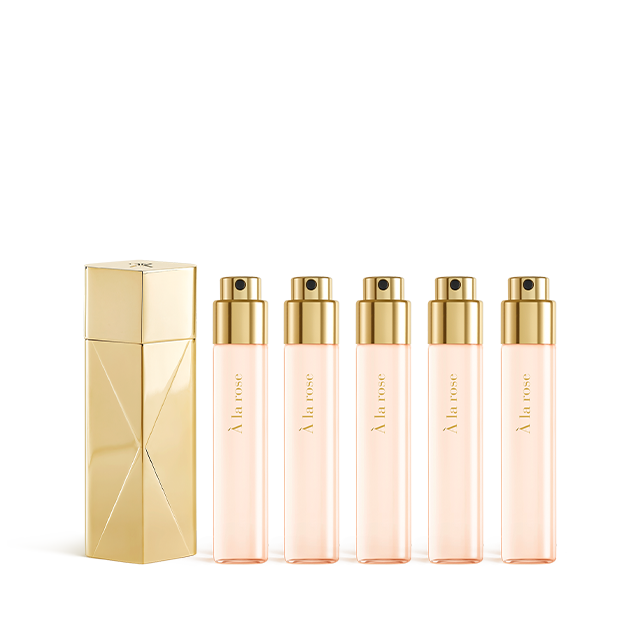 À la rose, 5x11ml, hi-res, Coffret de voyage - Eau de parfum