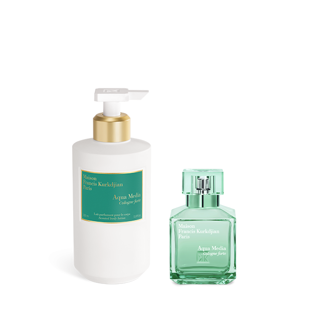 Aqua Media Cologne forte, , hi-res, Leche corporal perfumada<br>y Eau de parfum Dúo
