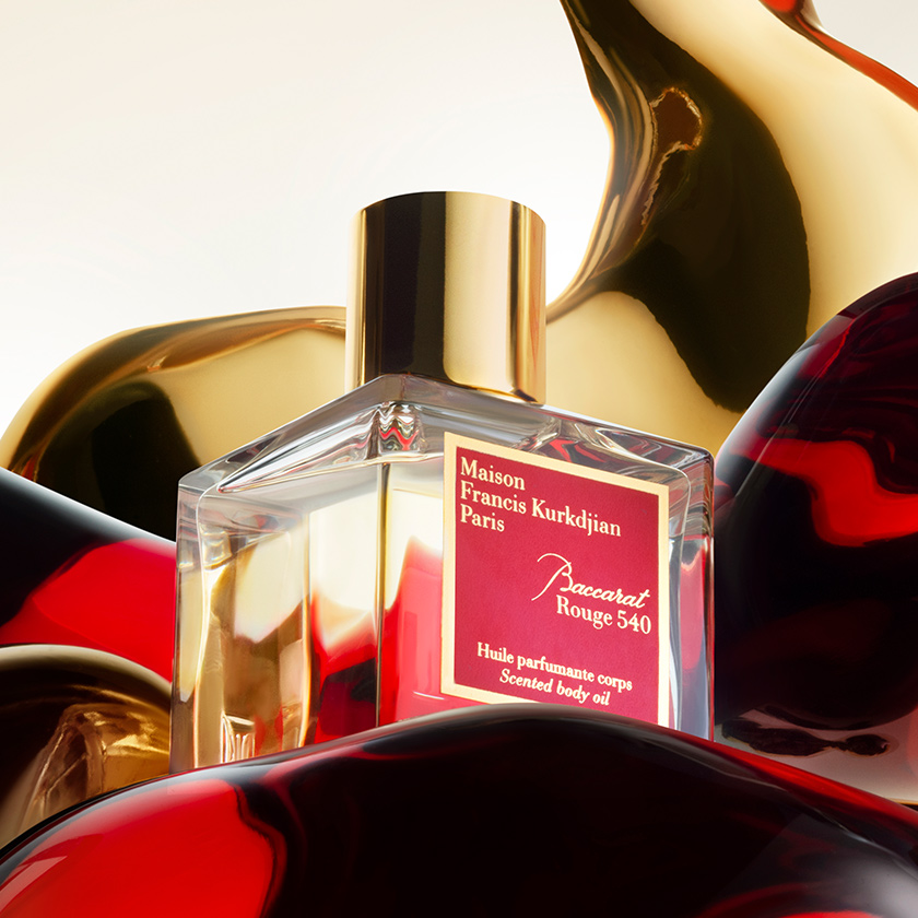 Baccarat Rouge 540 body oil